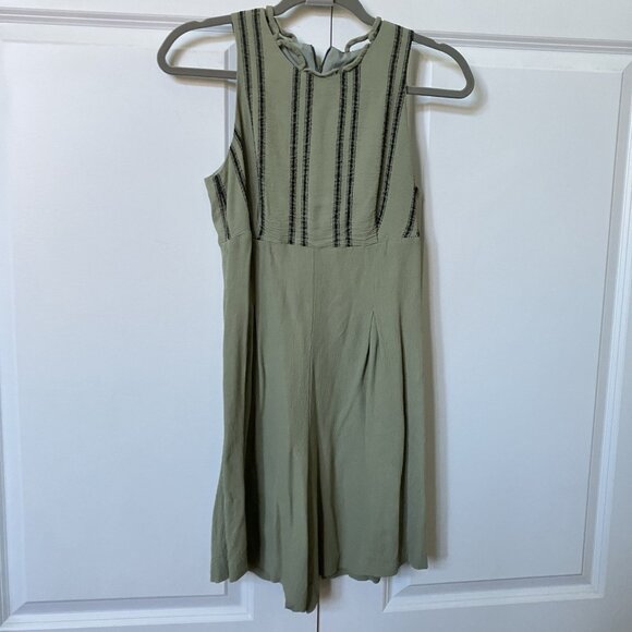 Vintage Joseph Ribkoff Romper Womens Petite Sage Green Bolero Jacket 90s - Picture 2 of 16